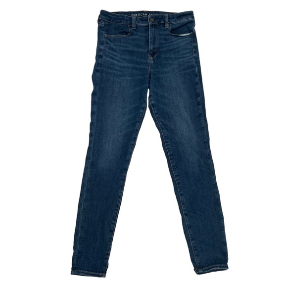 American Eagle Outfitters Super High Rise Jeggings Size 8 Long Women’s - Picture 1 of 6